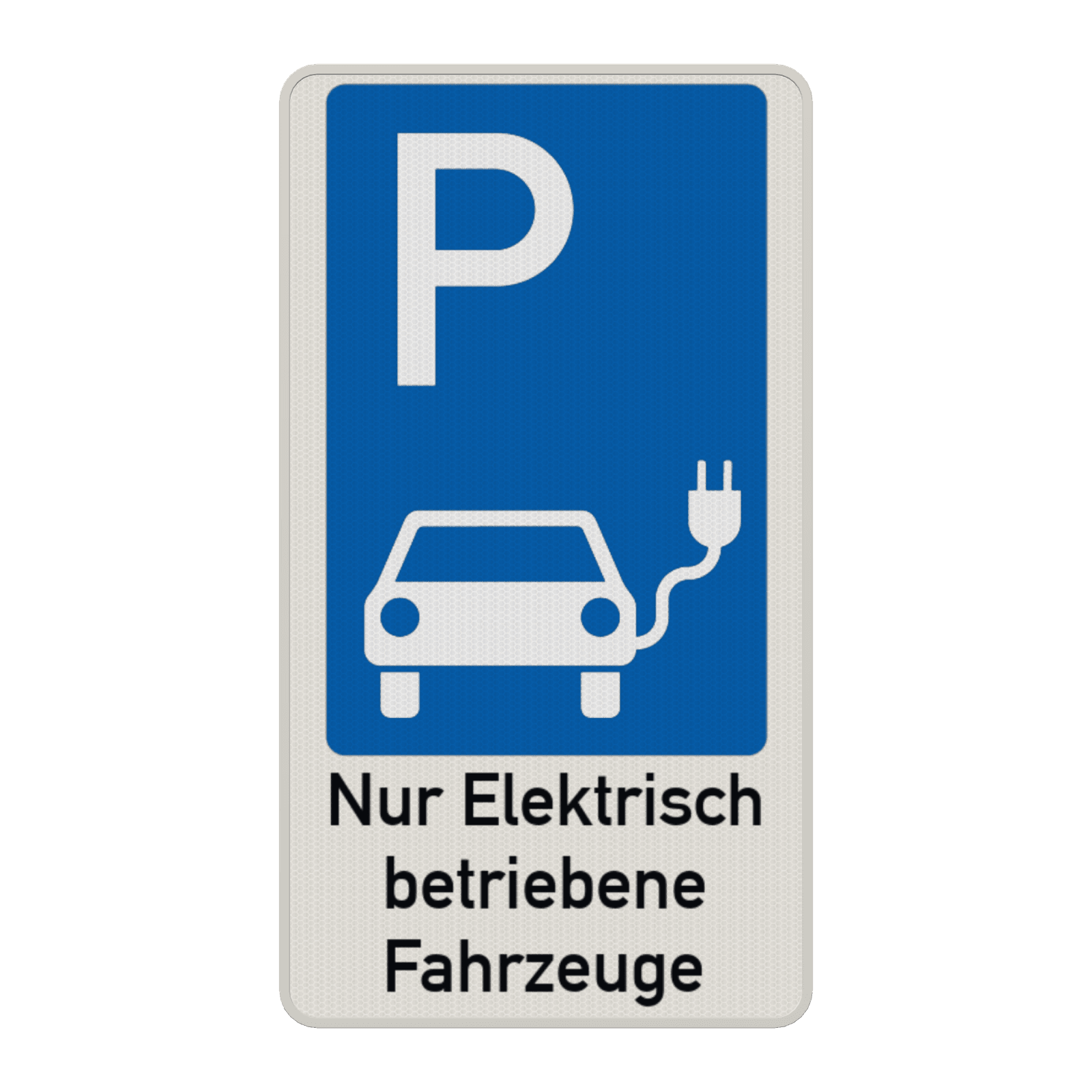 Parkschilder - Parkplatz Nur Elektrisch betriebene Fahrzeuge