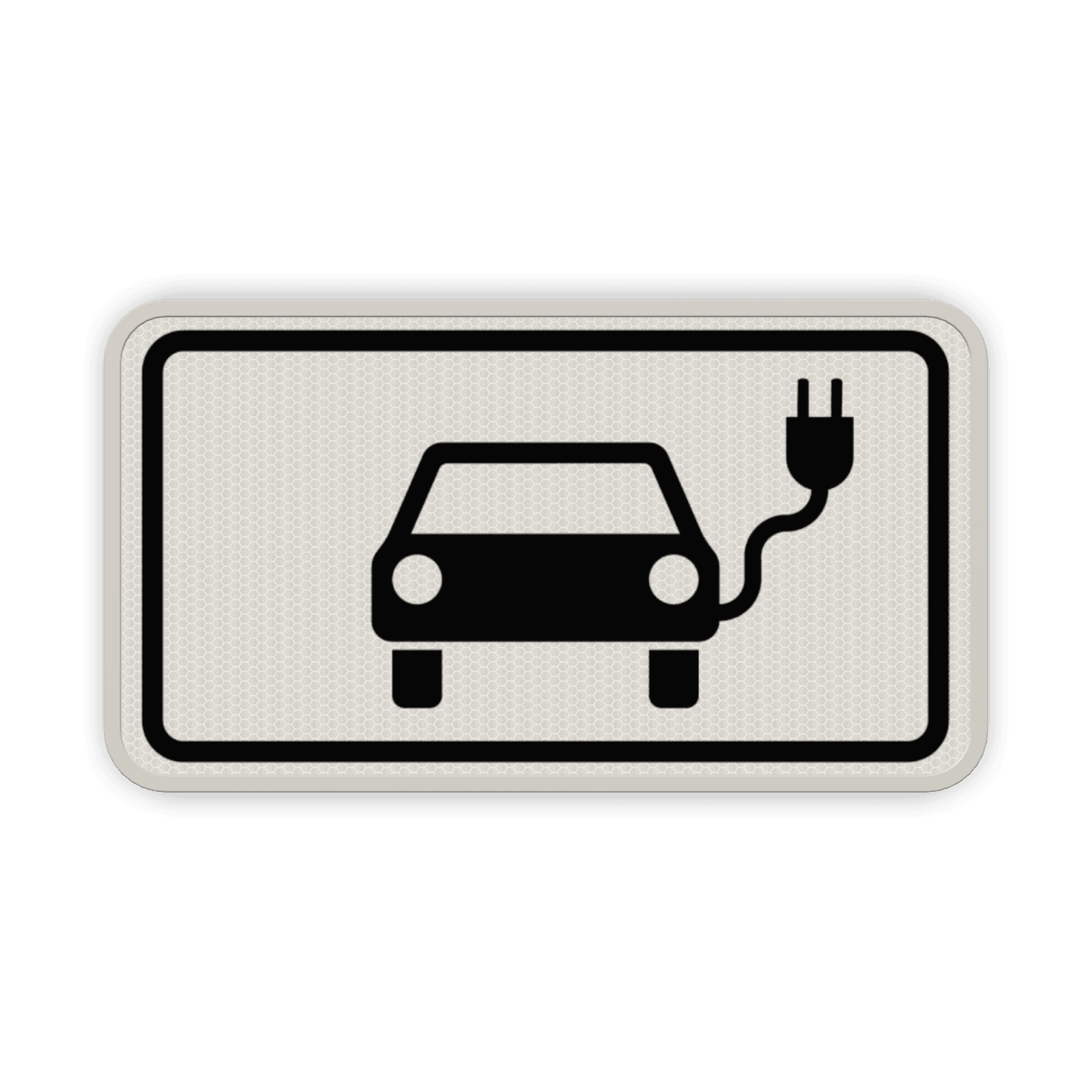 Verkehrszusatzeichen 1010-66 - Elektrisch betriebene Fahrzeuge