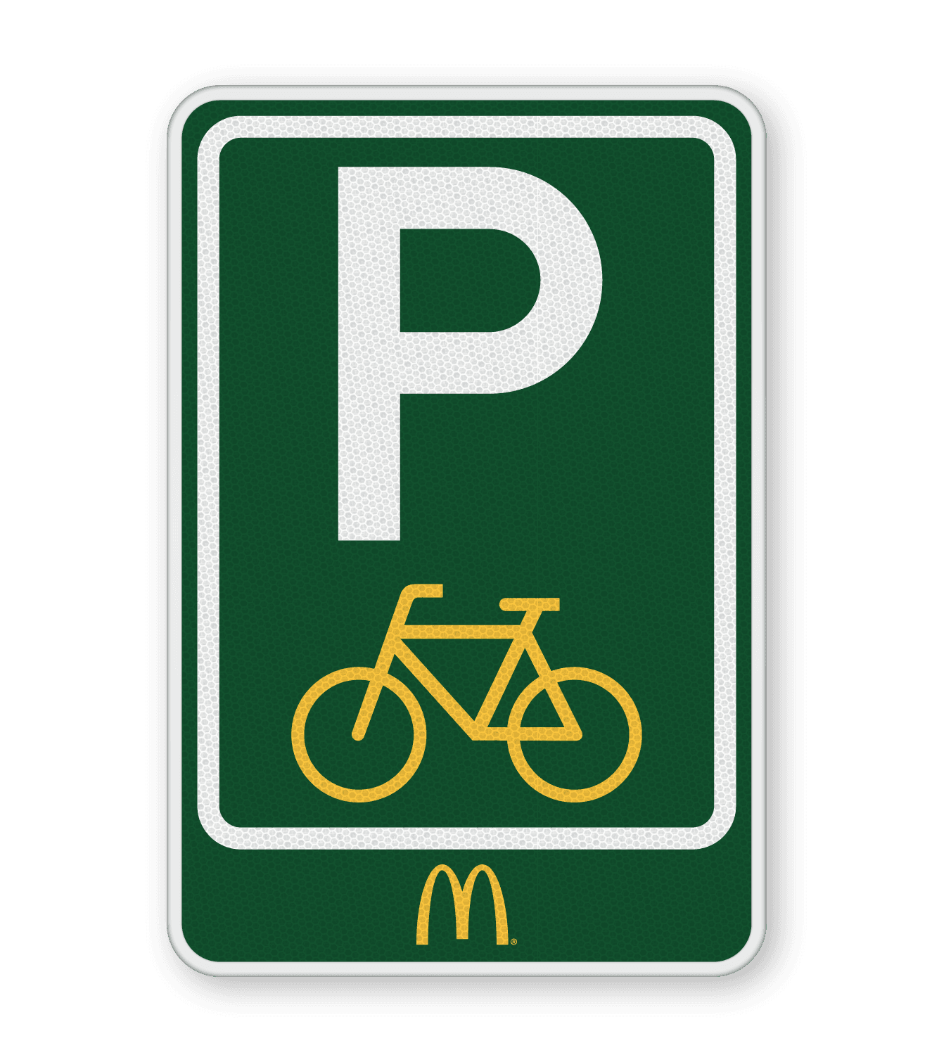 Informatiebord 2-3 McDonald's - Parkeerplaats fietsen