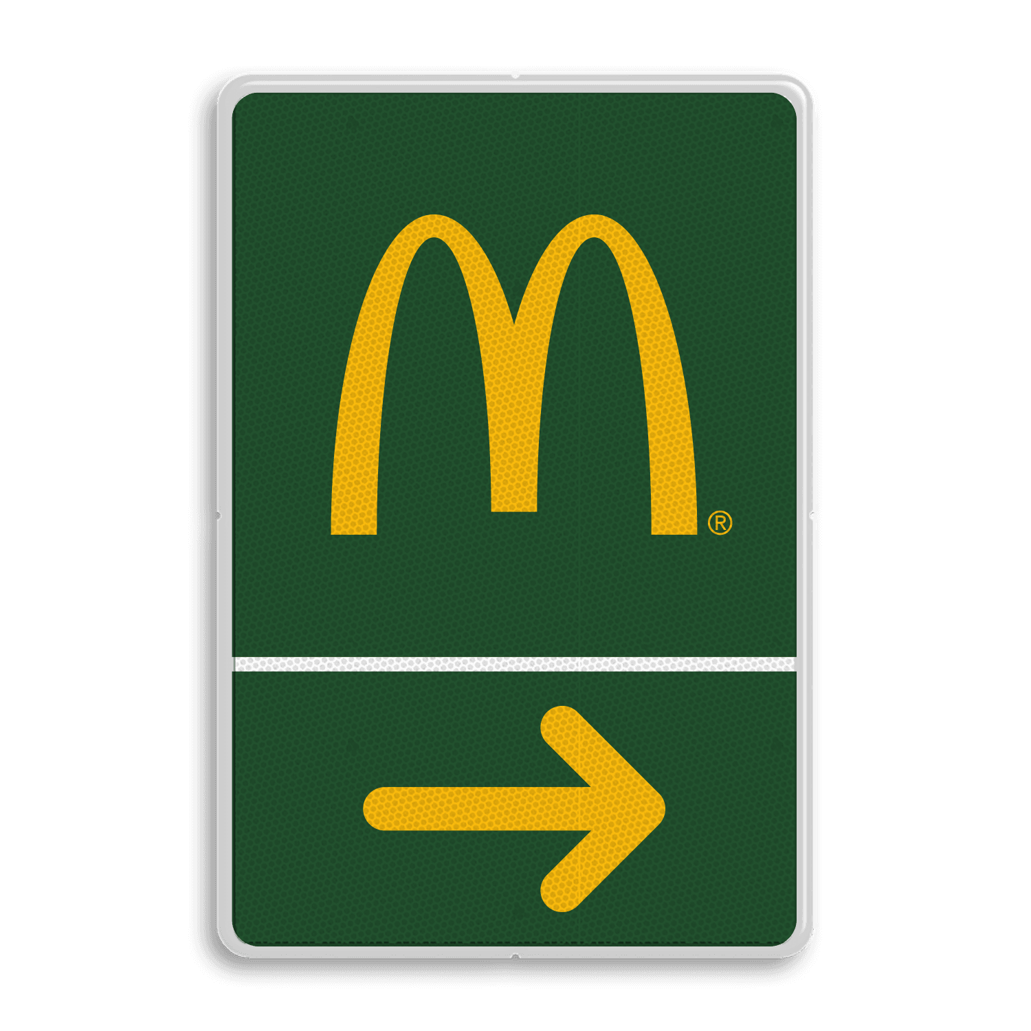 Informatiebord 2-3 McDonald's - Parkeerplaats fietsen
