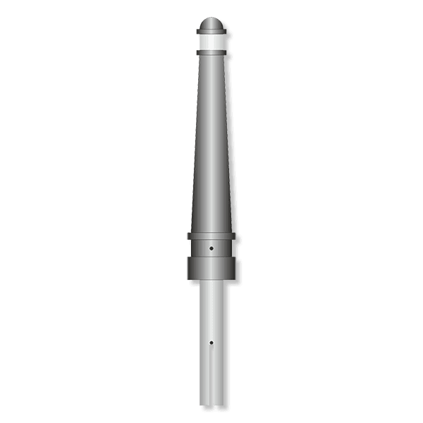 DK10 - vast (NSE) - Grijs/ Wit - Ø130mm