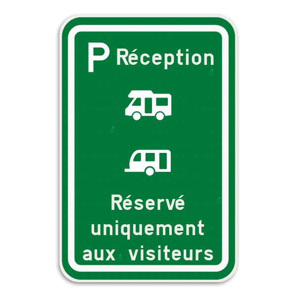 Panneau touristique - Pictogramme + texte