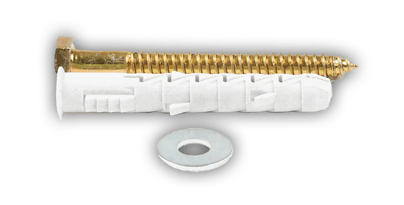 Bout, plug, ring bevestigingsset - set 4 stuks