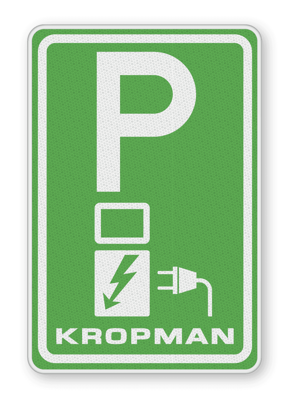 Verkeersbord laadpaal - RVV E08o - Oplaadpunt - BE04a - kropman
