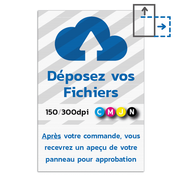 Panneau Alupanel - avec votre propre design / logo