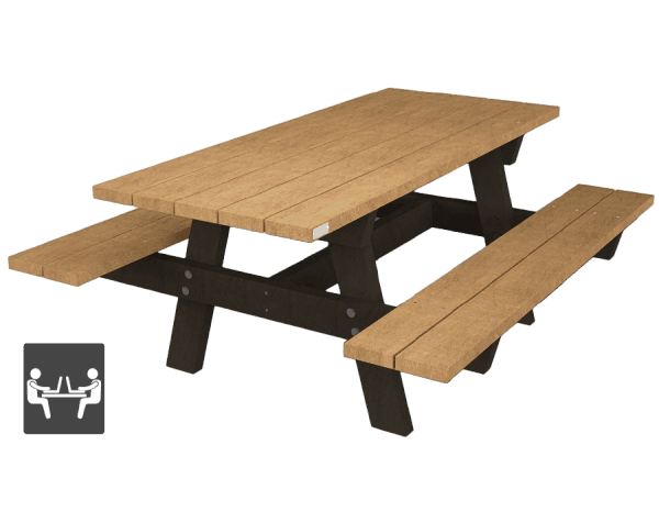 Picknicktafel Campus - type Oslo - Bicolor