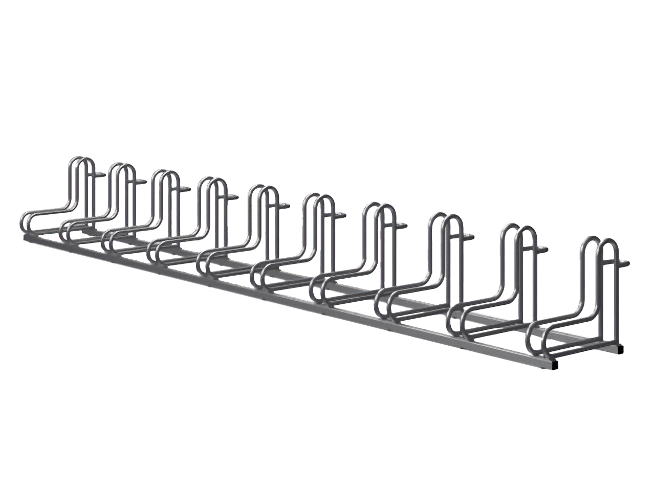 Porte-vélos en acier & range vélos & râtelier- 10 vélos - simple face