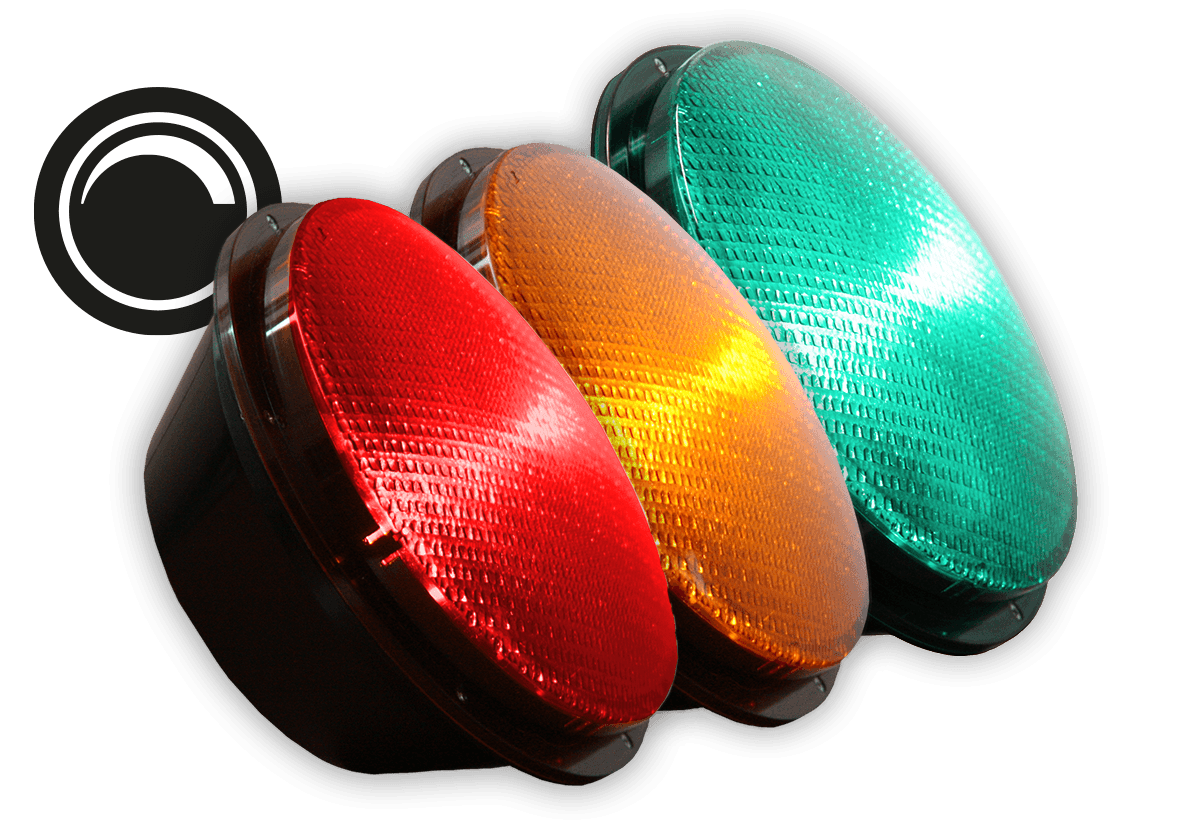 LED module dimbaar 42-31-20V t.b.v. verkeerslicht Ø210/300mm - rood, oranje, groen
