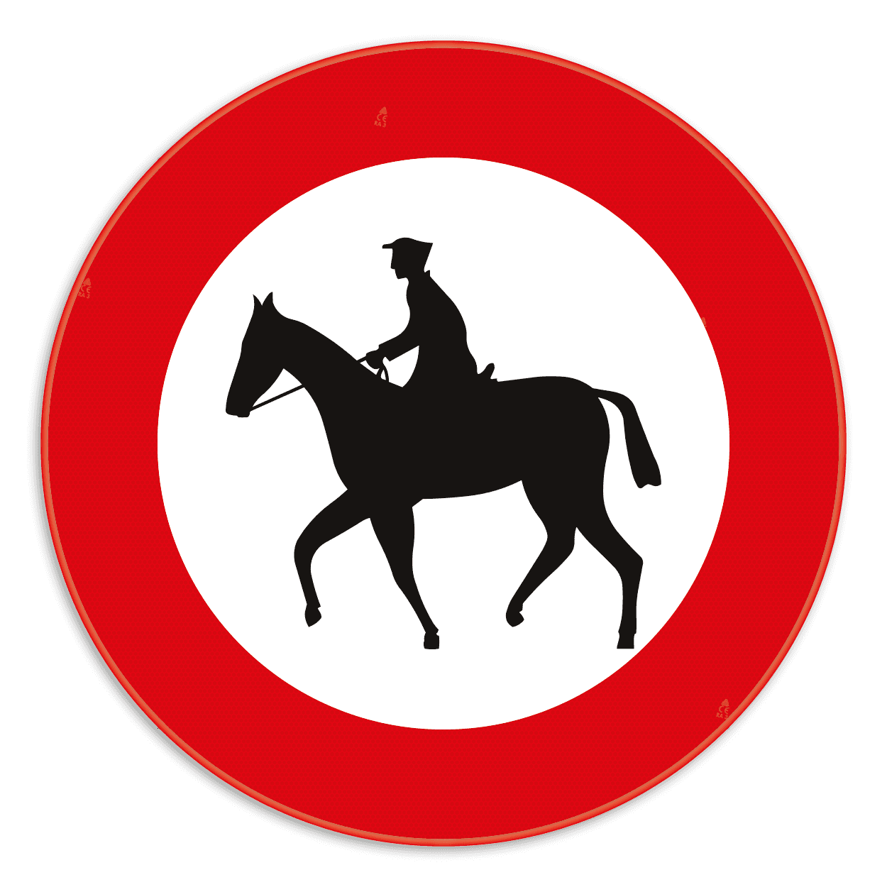 Panneau SB250 - C15 - Accès interdit aux cavaliers