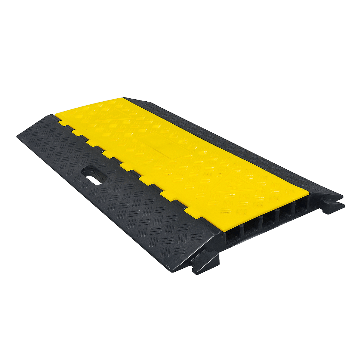 Passage de câbles avec couvercle - 800x600x60mm - 5 passages de câbles 35x35mm