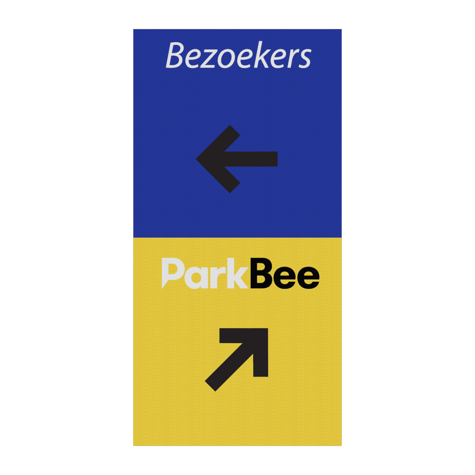 Losse reflecterende sticker - ParkBee - afwijkend ontwerp + afmeting