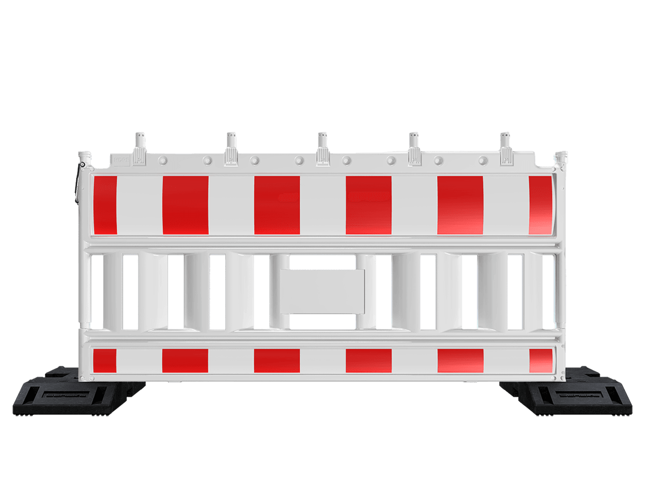Absperrschrankengitter Weiß/Rot reflektierend RA1/RA2 - gemäß TL