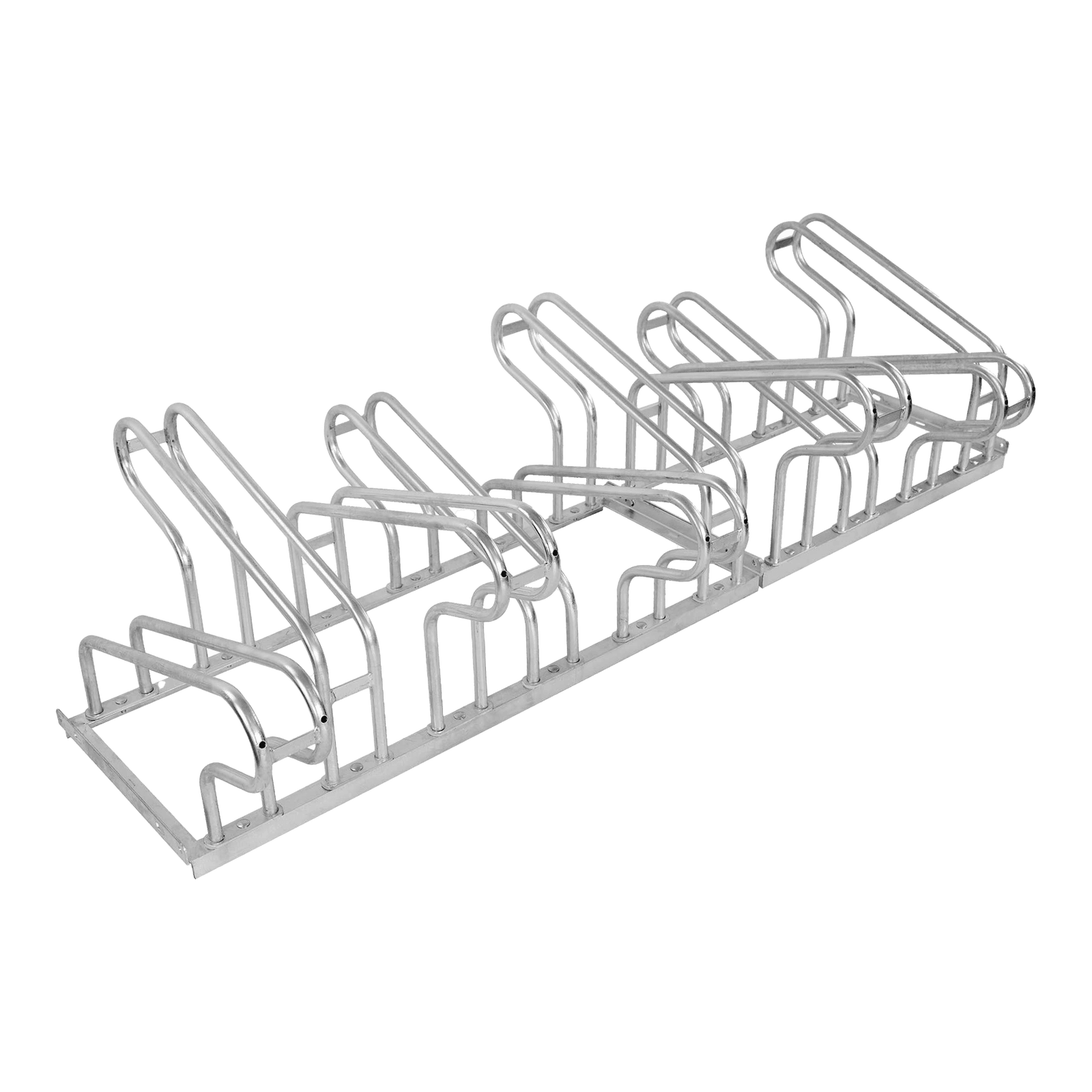 Fahrradständer Stahl doppelseitig – 6, 10, 12 Fahrräder (City Classic Double)