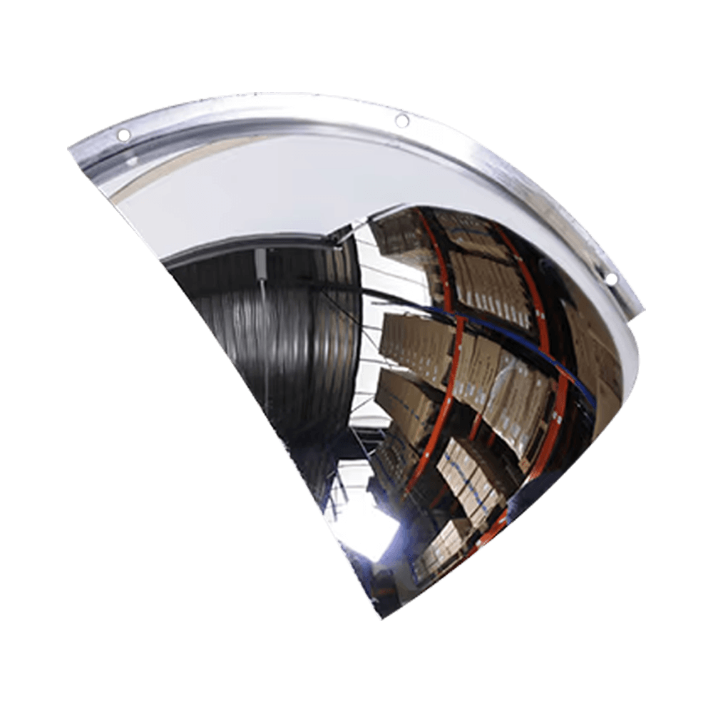 Miroir de sécurité Ø300mm avec support 48-90mm