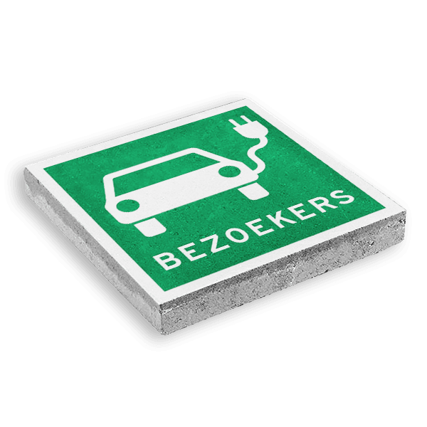 Dalle de signalisation - 300x300mm - Borne de recharge pour véhicules électriques