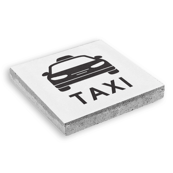 Symbooltegel 300x300mm - Aanduiding Parkeerplaats Taxi