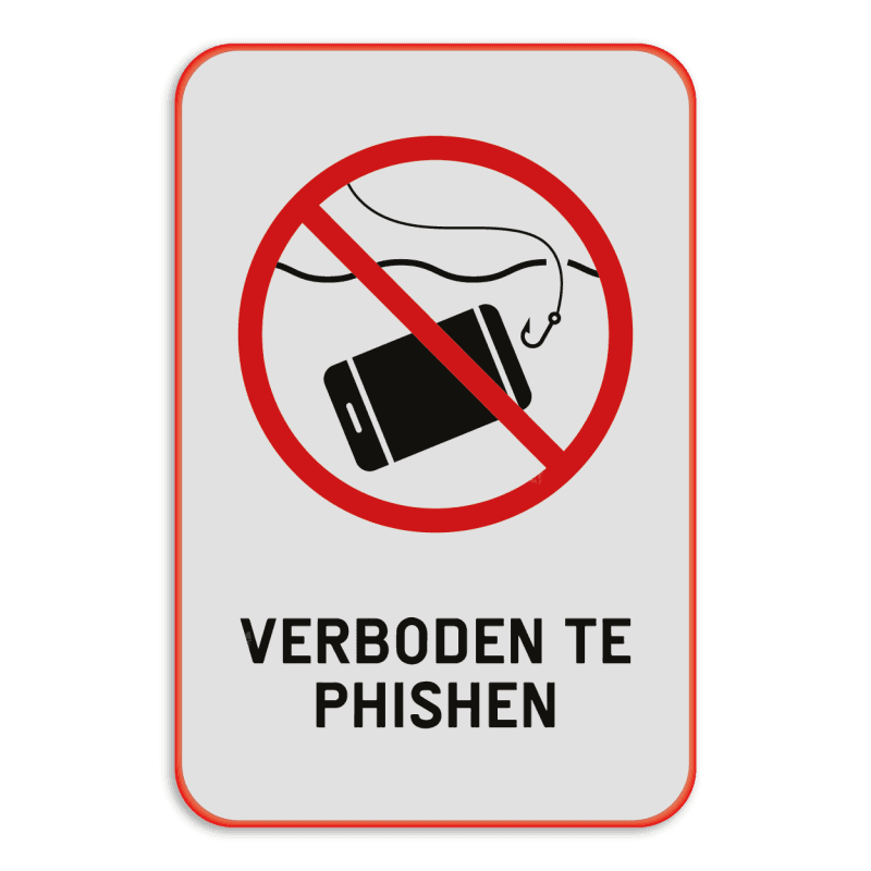Verkeersbord - Phising