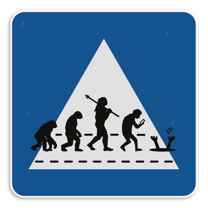 Verkeersbord - Digitale balans
