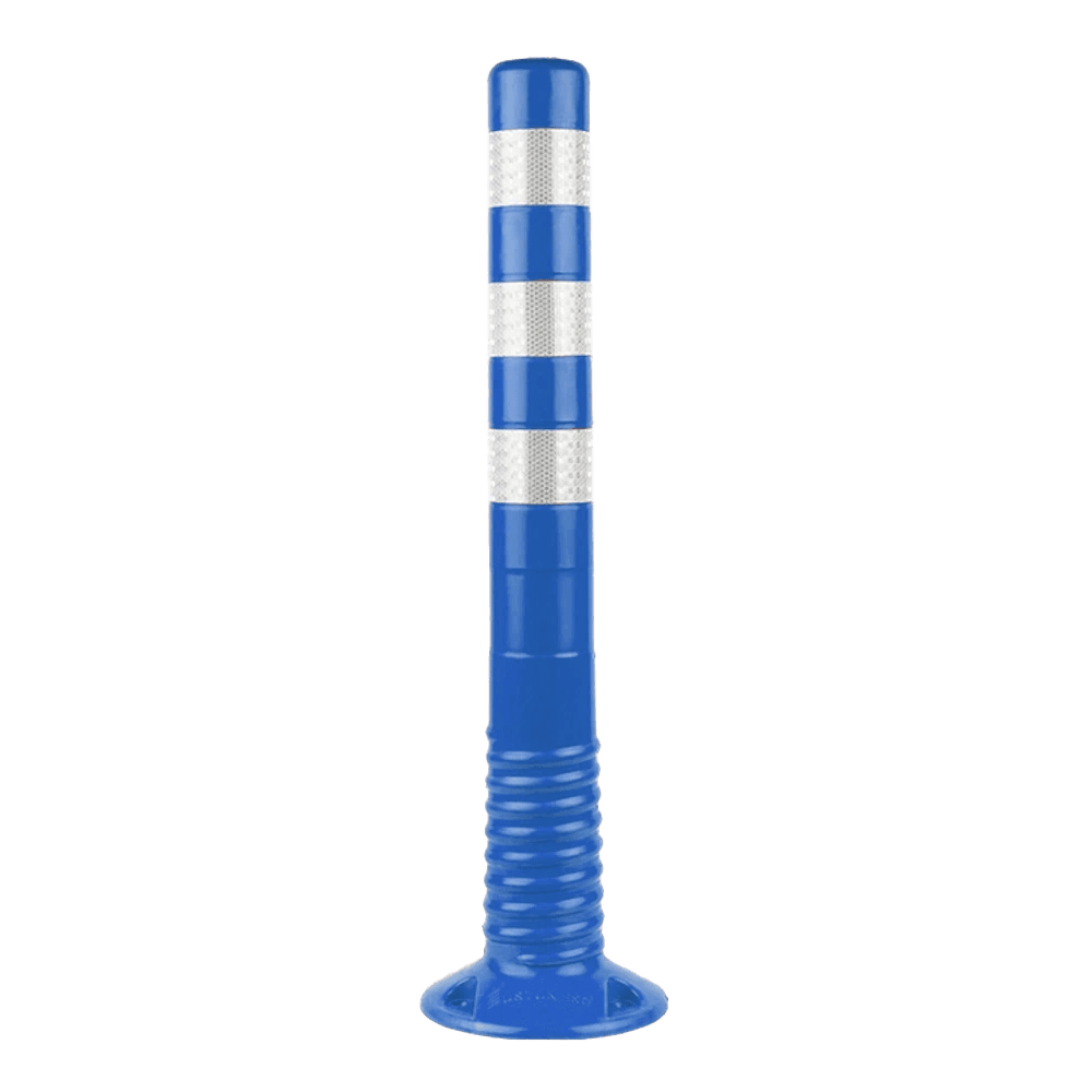 Afzetpaal flexibel TS-FLEX blauw/wit - klasse 2 - 750mm