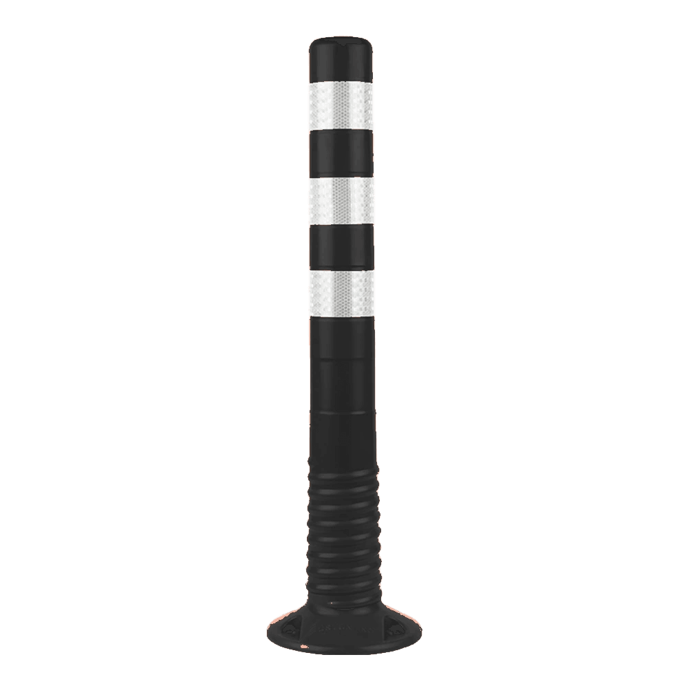 Afzetpaal flexibel TS-FLEX zwart/wit - klasse 2 - 750mm