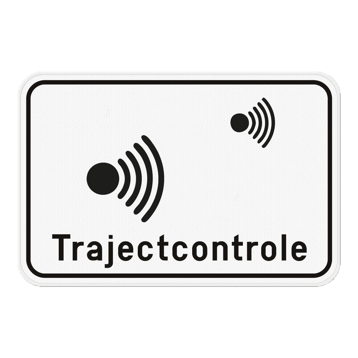 Verkeersbord SB250 - Trajectcontrole