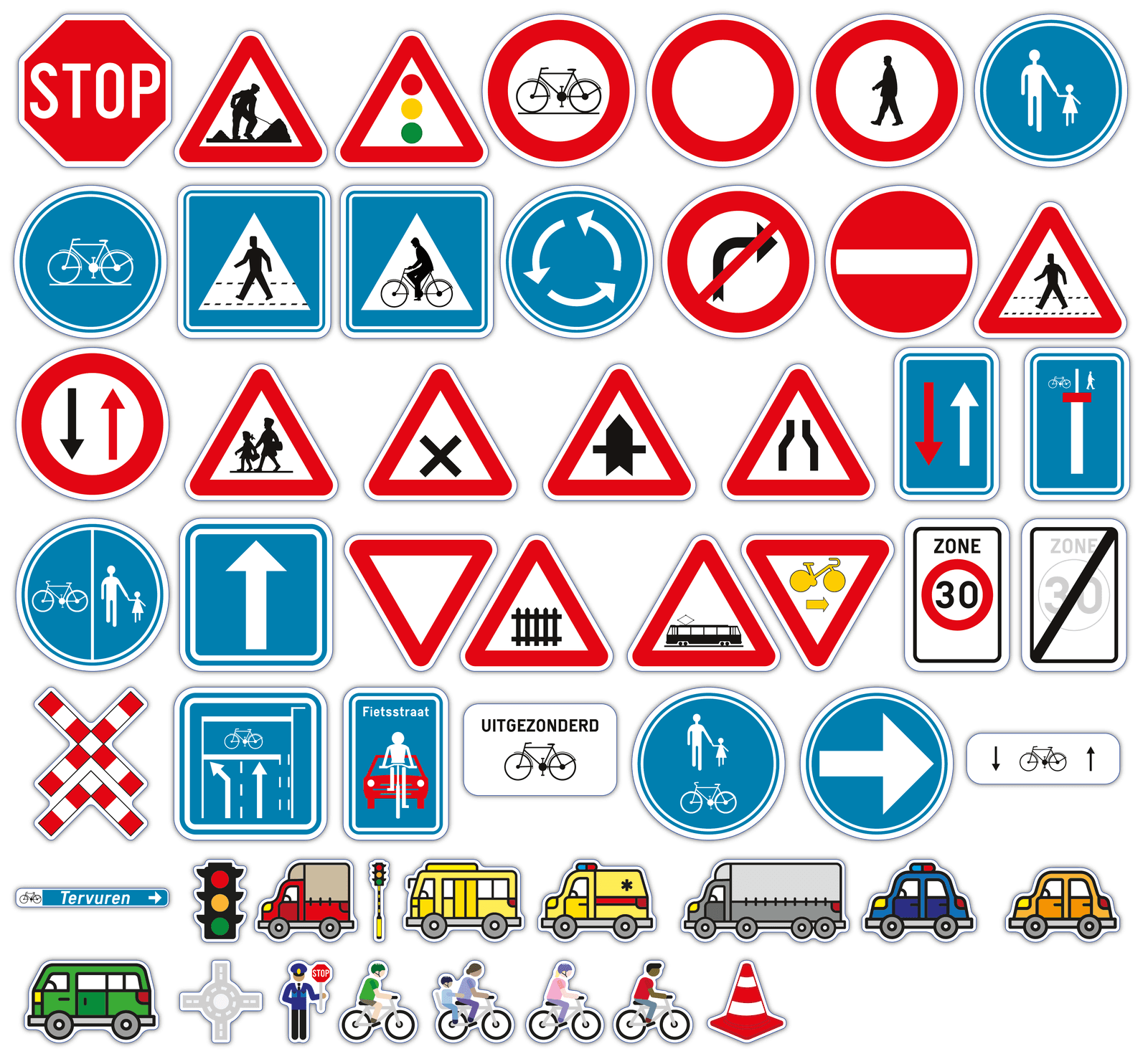 Magneetset - Verkeer op school