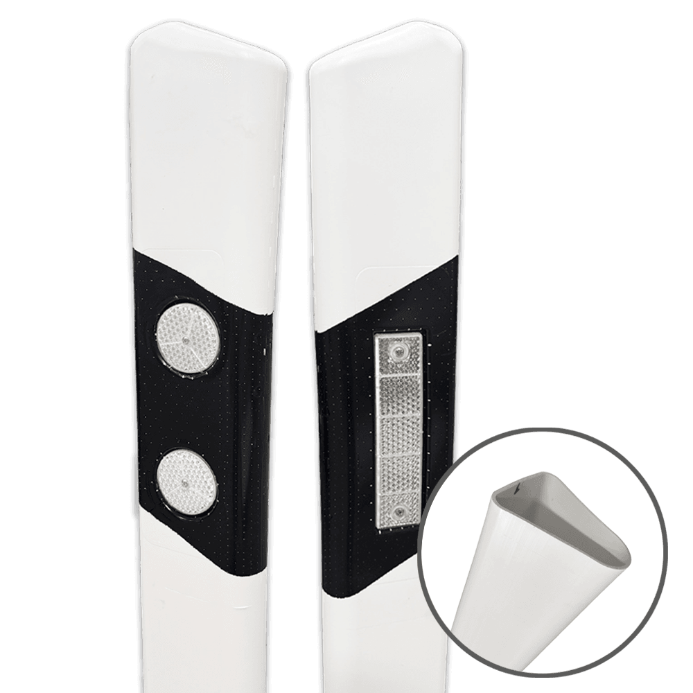 Leitpfosten mit Reflektoren - Type Hohlprofil