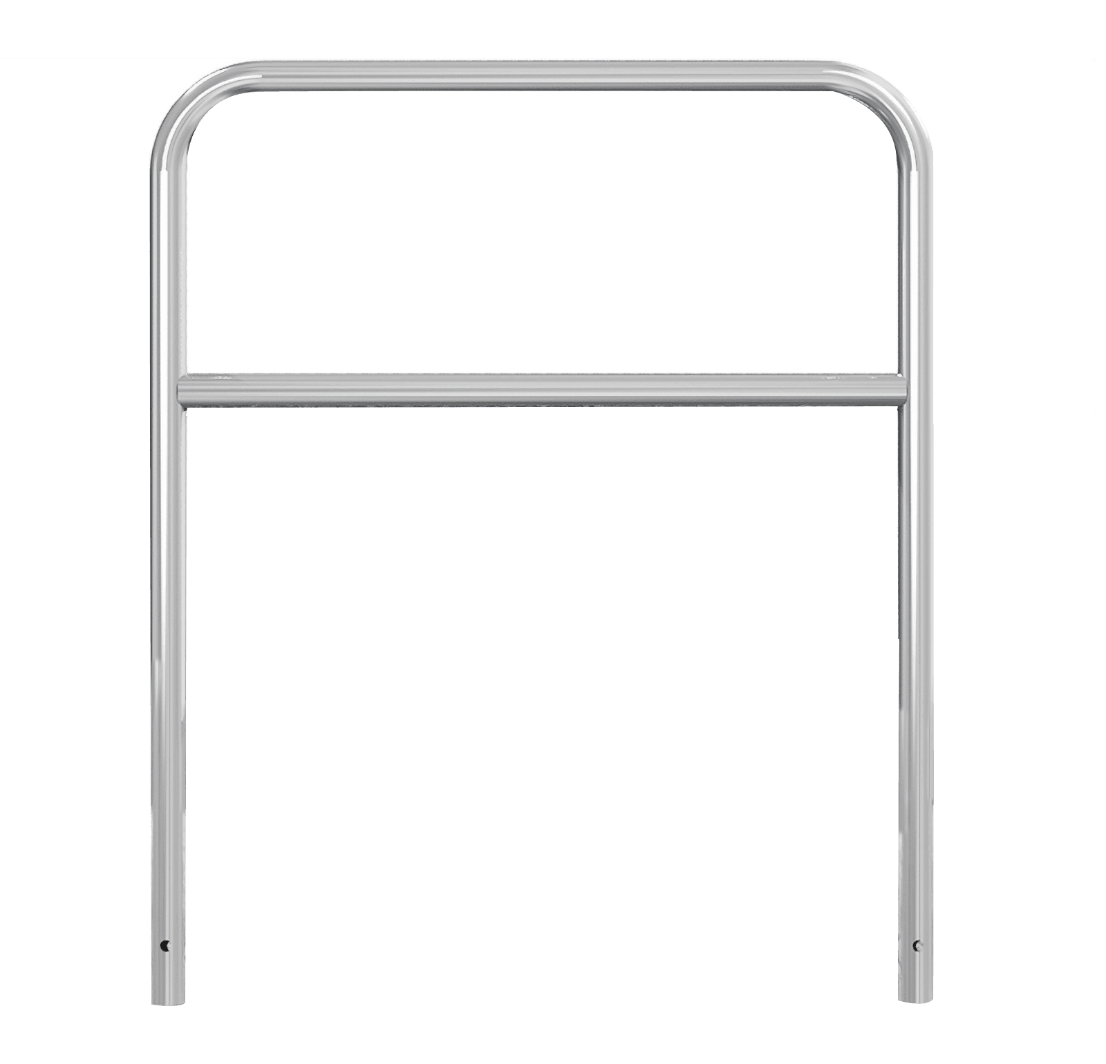 Arceau vélo en acier galvanisé avec barre intermédiaire – 900 x 1300 mm