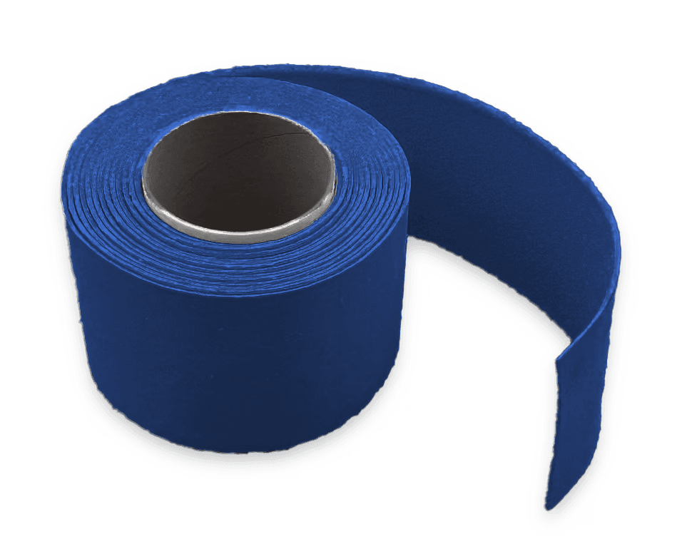 Thermoplast belijning rol 5 meter blauw - wegmarkering