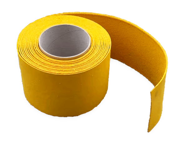 Thermoplast belijning rol 5 meter geel - wegmarkering