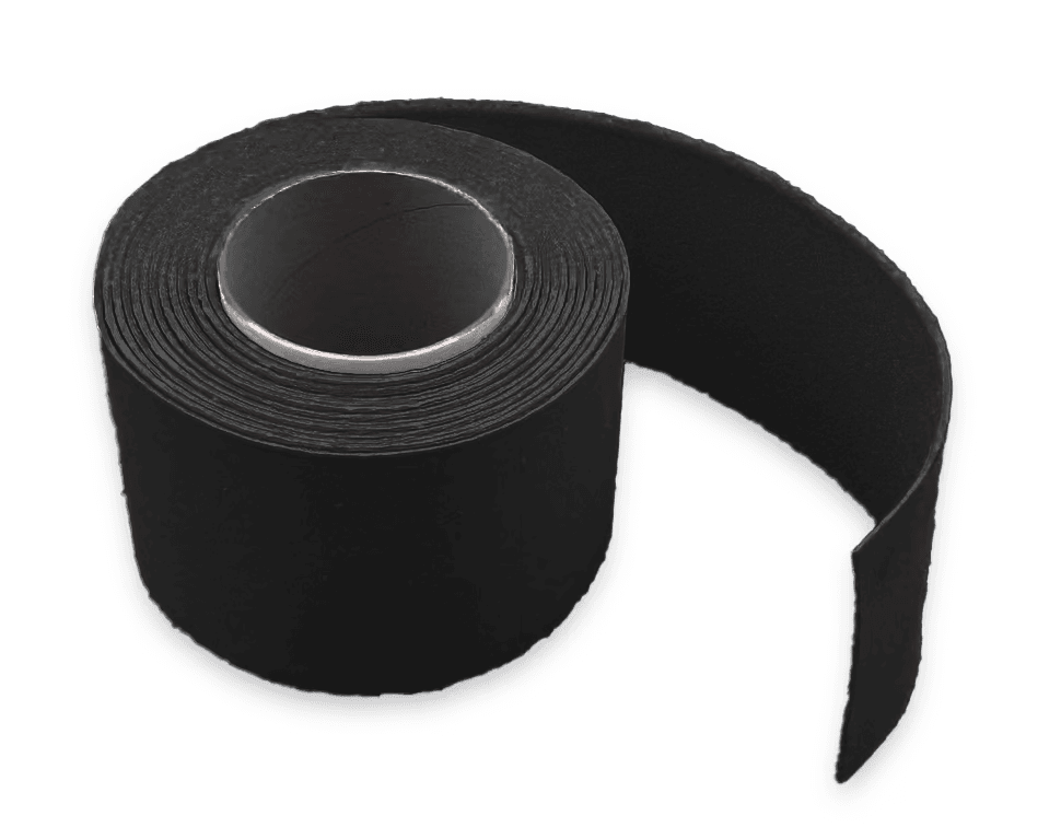 Thermoplast belijning rol 5 meter zwart - wegmarkering