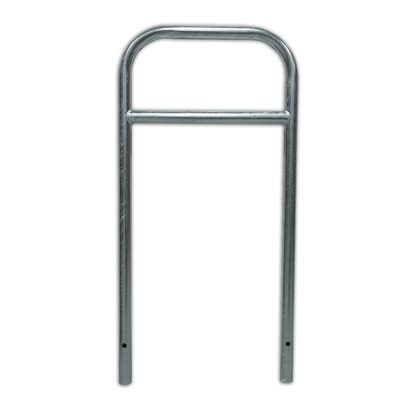 Arceau vélo galvanisé avec traverse et ancrages – 600 x 1300 mm