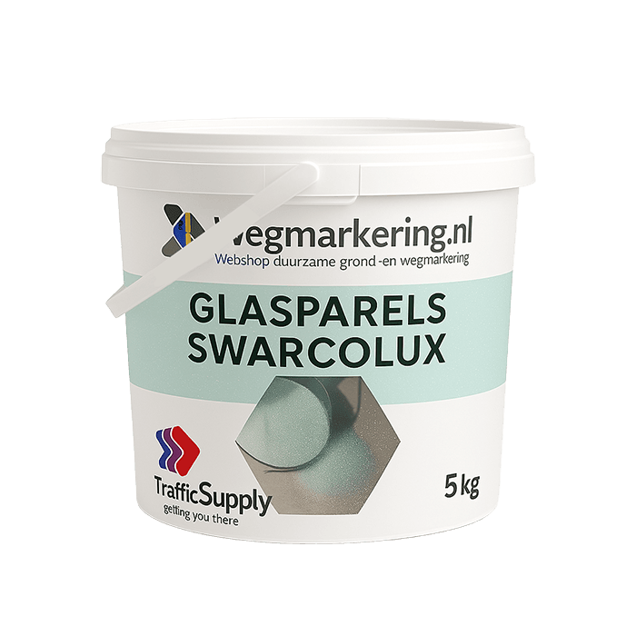 Glasparels Swarcolux P21-T14-M25 - emmer 5kg - voor thermoplast & wegenverf