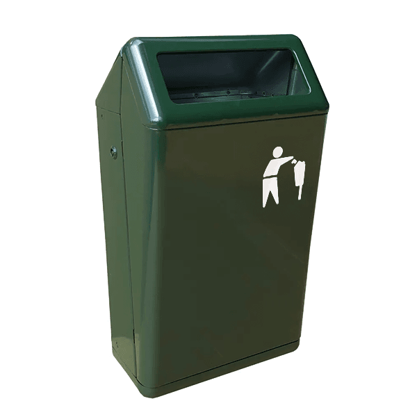 Bammens Capitole Prestige buitenafvalbak 50 liter groen