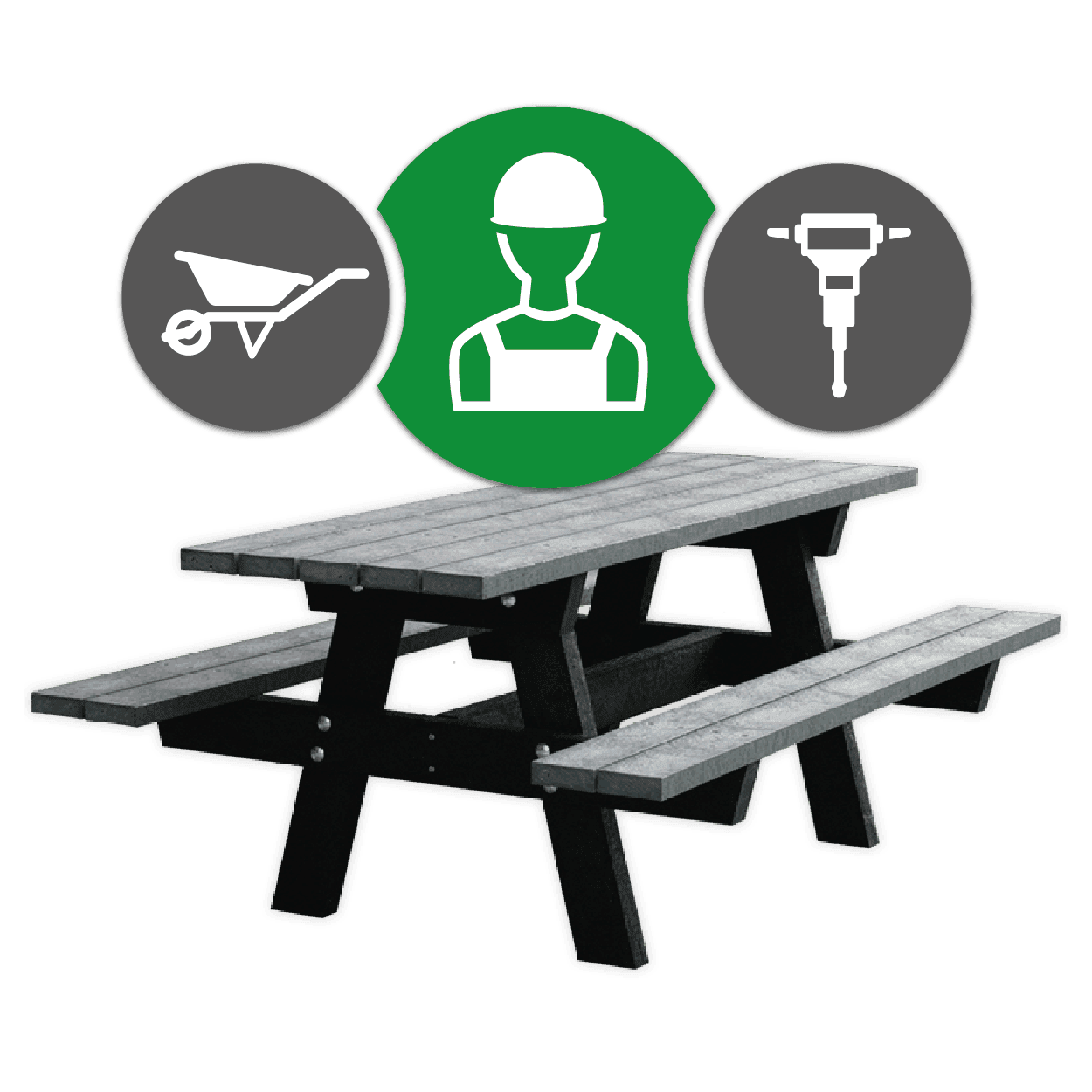 Picknicktafel - Montage & plaatsing