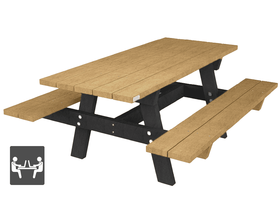 Table de pique-nique - Bicolore - Modèle Oslo Campus
