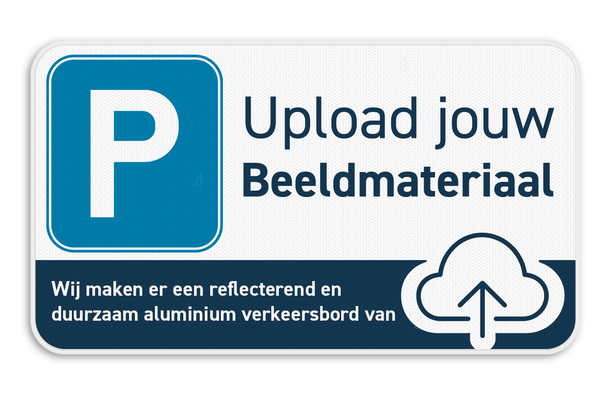 Parkeerplaats bord 400x200mm - Jouw ontwerp