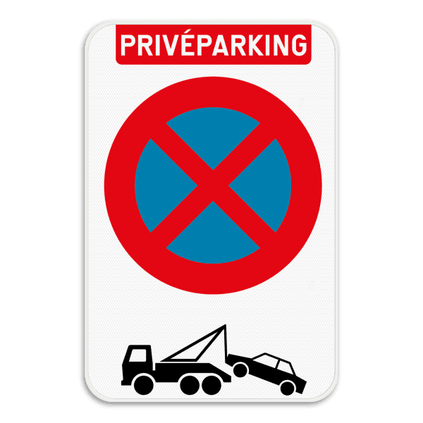 Privé parking parkeerverbod E3 + wegsleepregeling