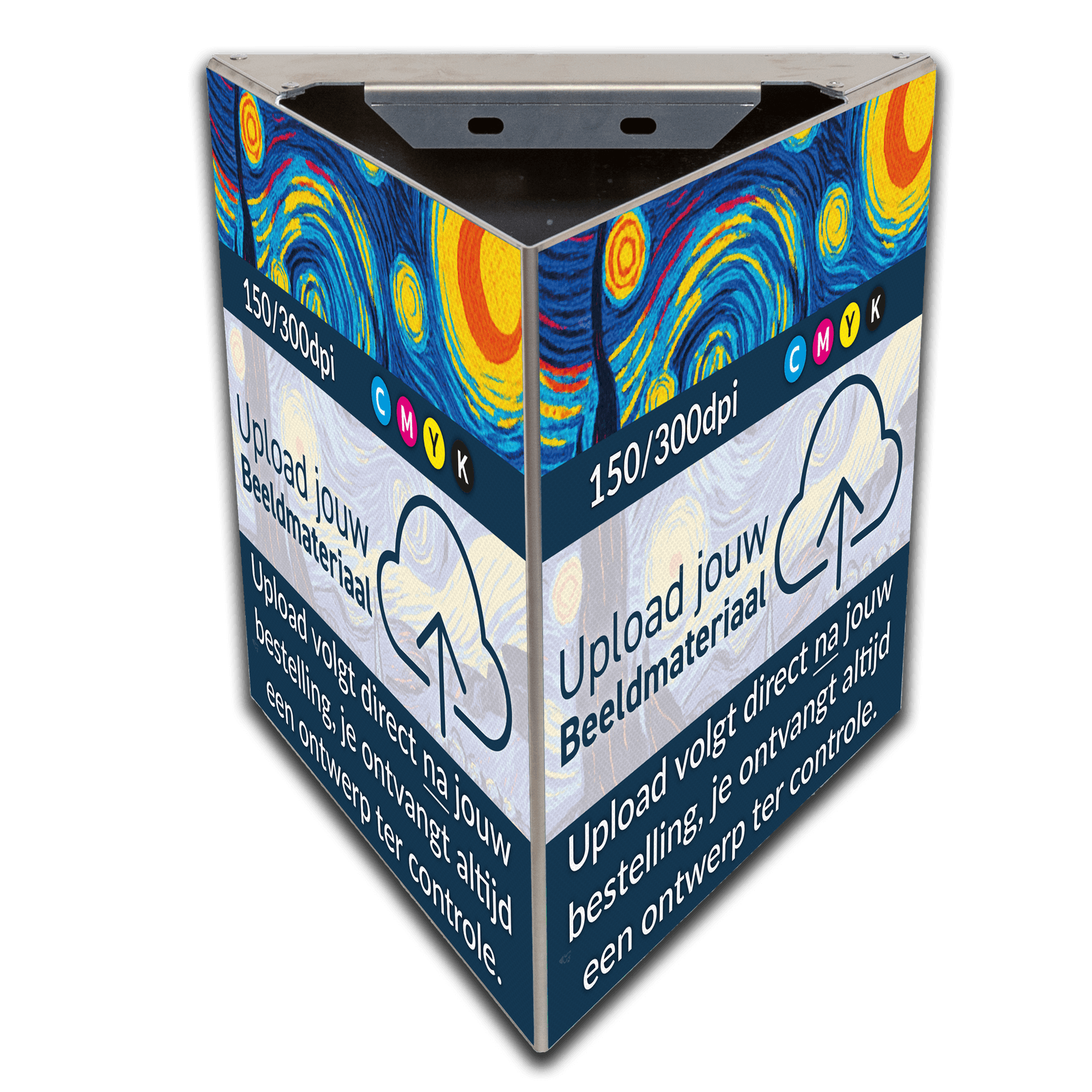 3D - Driehoekig informatiebord