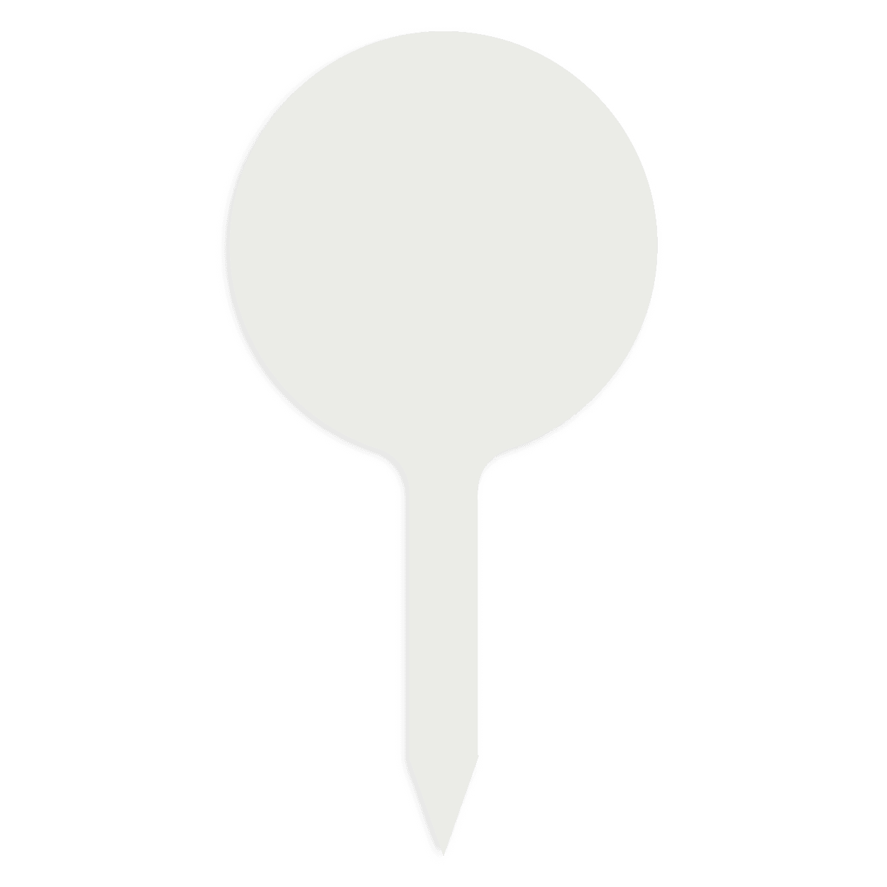 Insteek bord PVC 5mm Ø150mm