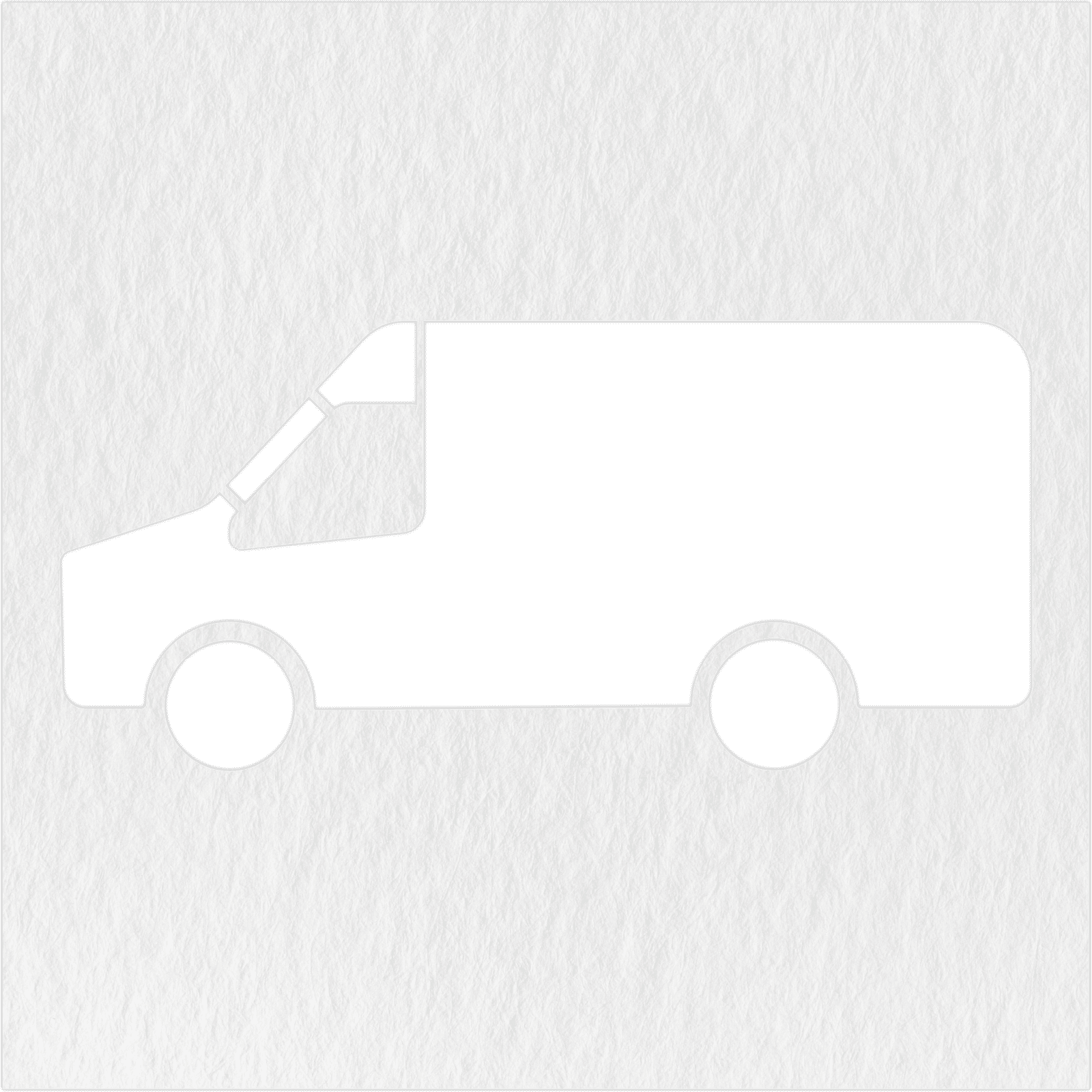Wegmarkering spuitmal PVC (5mm) - Sjabloon bestelwagen