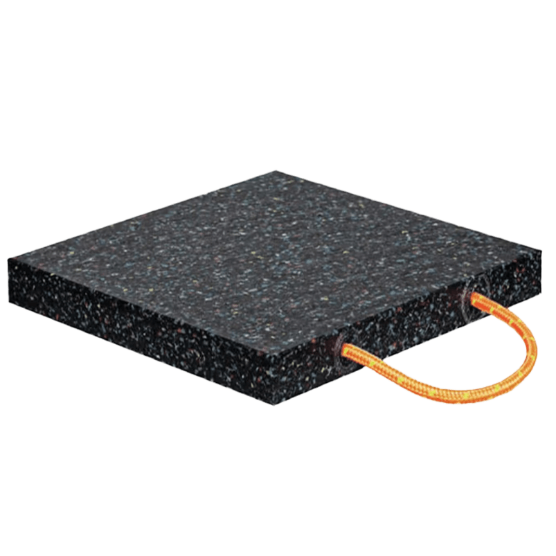 Stempelplaat kunststof (HMPE) - 800x800mm