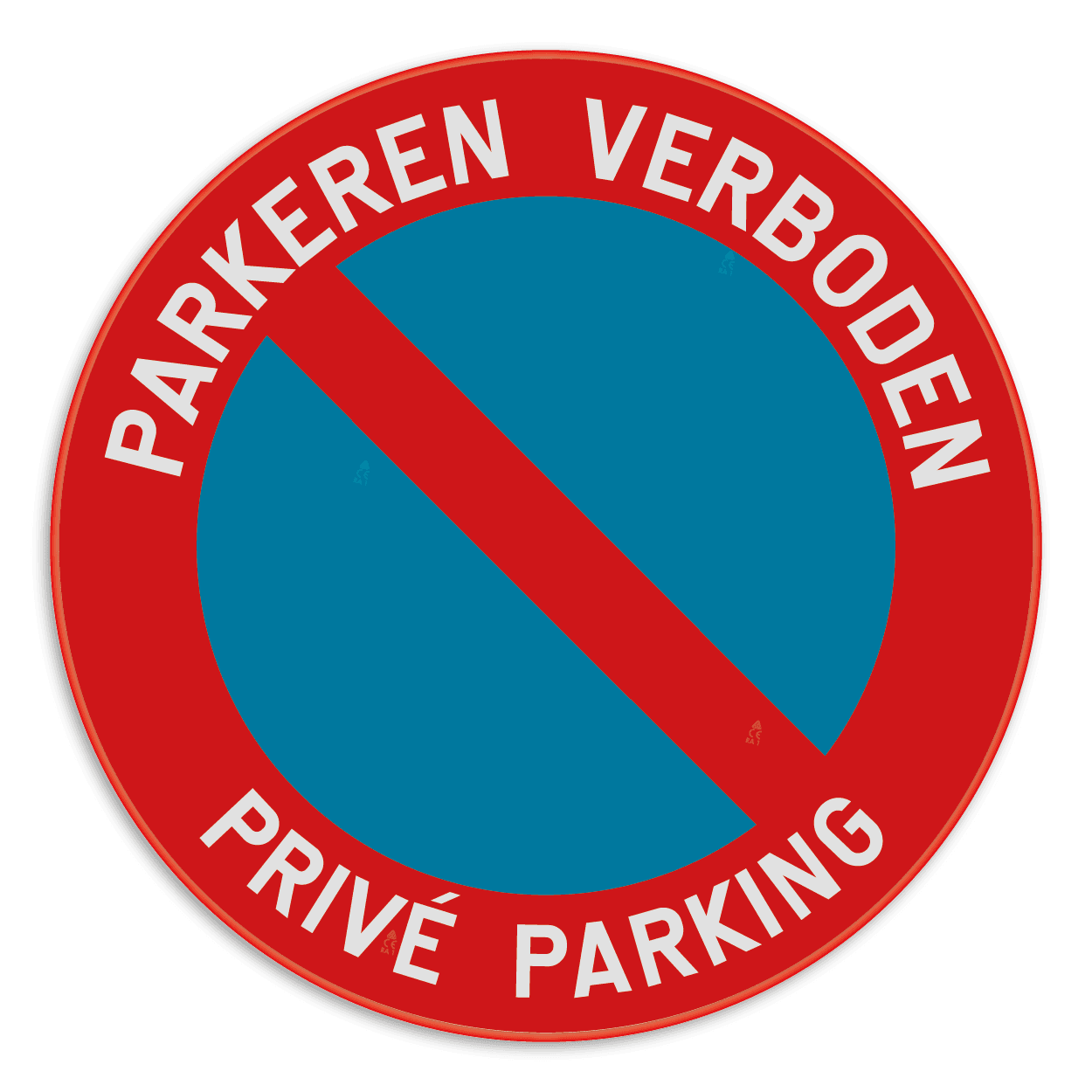 Parkeerbord - E1 - Privé Parking met extra tekst