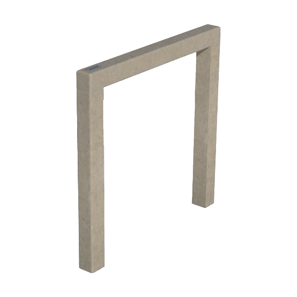 Fietsnietje kunststof 80x80mm – Sand Beige