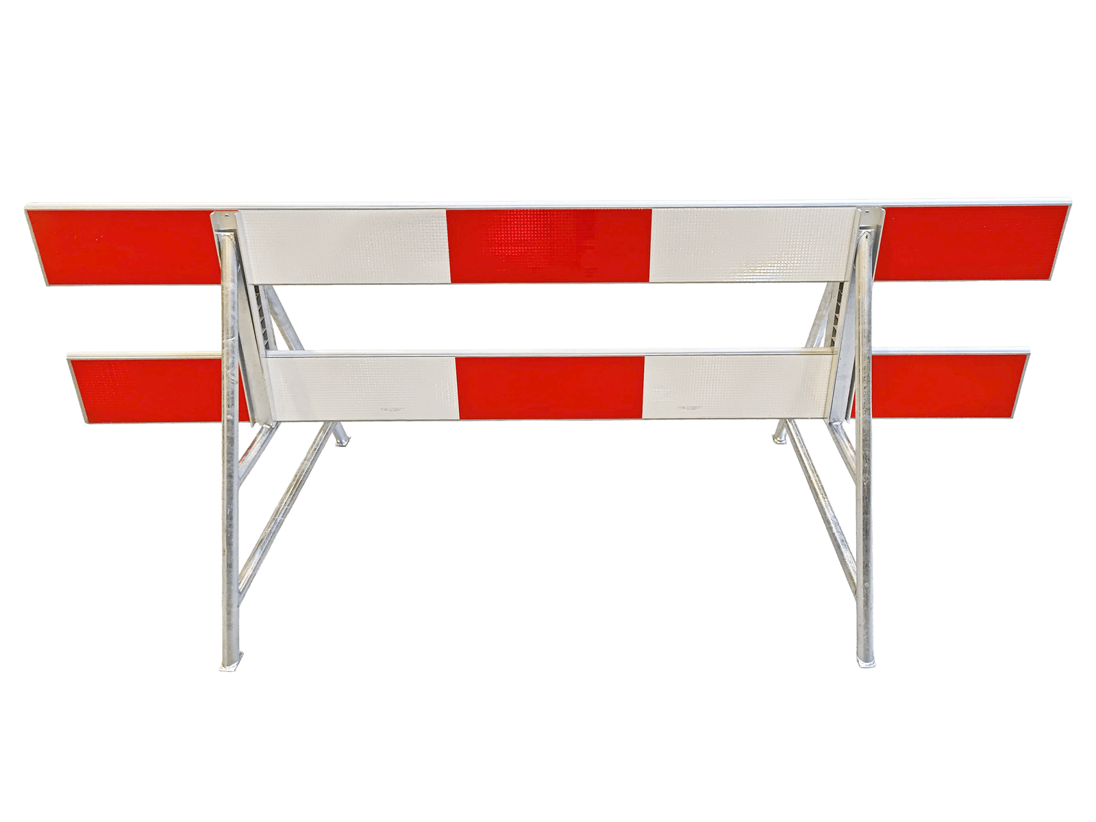 Afzethek kunststof 250cm rood wit reflecterend