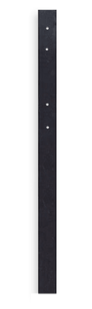 Montagepaal kunststof 100x100x1800mm met gaten (zonder punt)