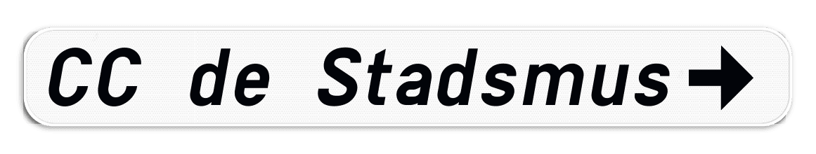 Verkeersbord SB250 F34a - Openbare inrichting - rechts