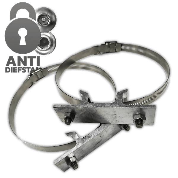 Kit de support variable - Anti-vol  en acier inoxydable (2 pièces)