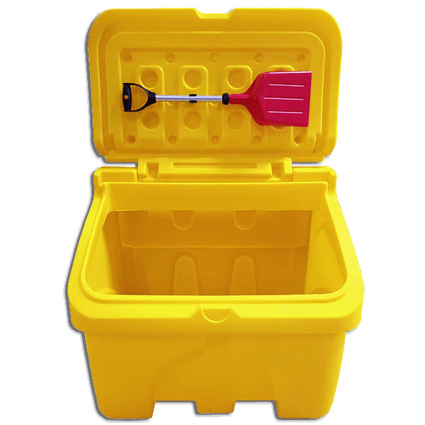 Bac à sel + pelle - 400 litres