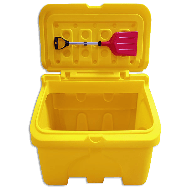 Zoutbak met schep – 400 liter